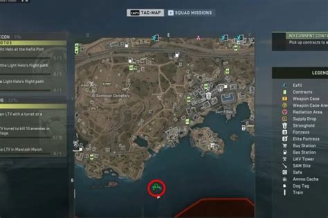 Sunken Ship Thiefs Cache Key location DMZ